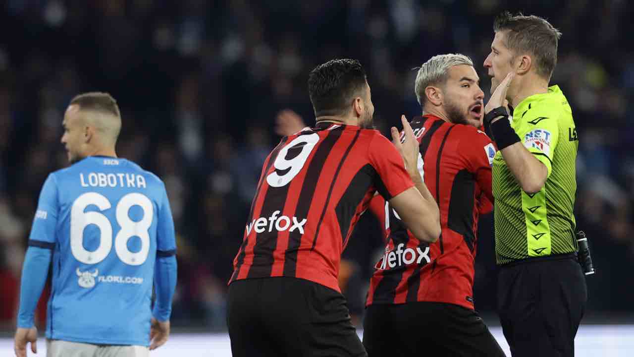 Napoli Milan polemiche 