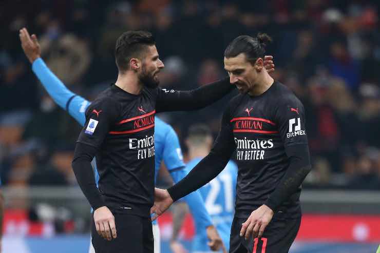 Giroud Ibrahimovic Milan 