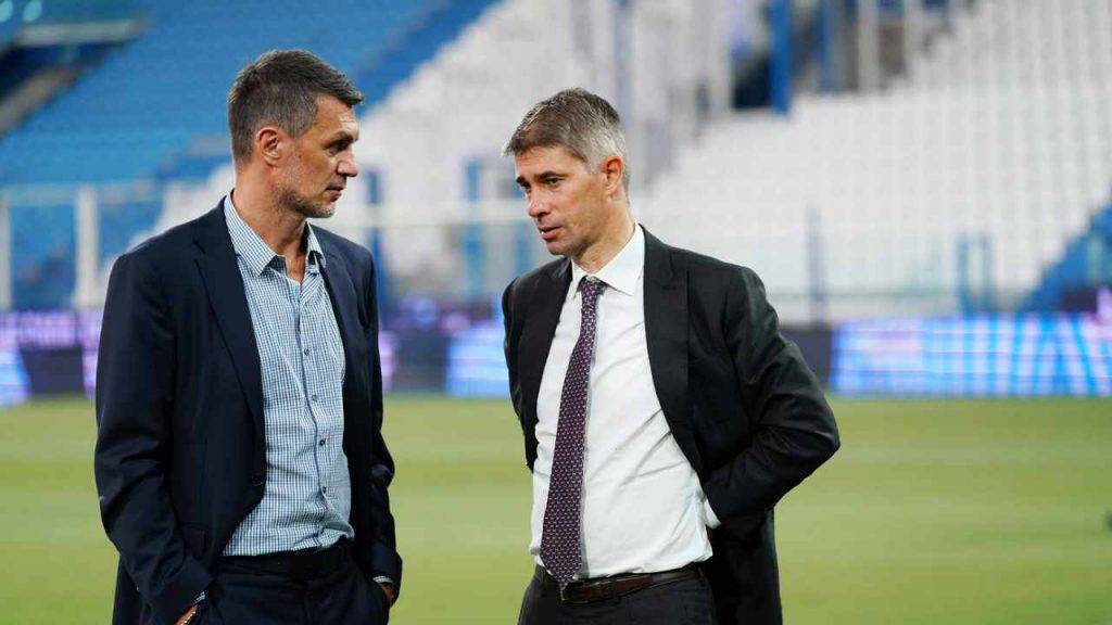 Paolo Maldini e Frederic Massara 20220322 calciotoday