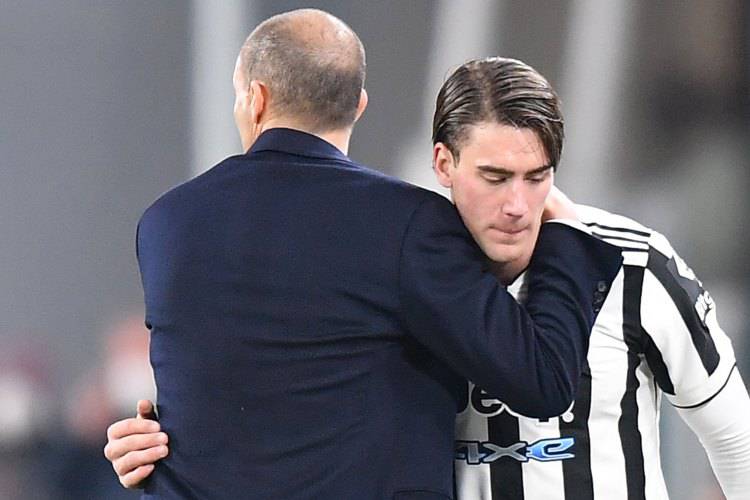 Allegri, l'ammissione su Vlahovic infiamma i tifosi