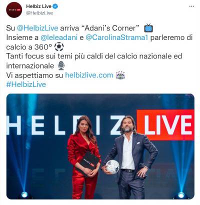 Daniele Adani Helbiz Live