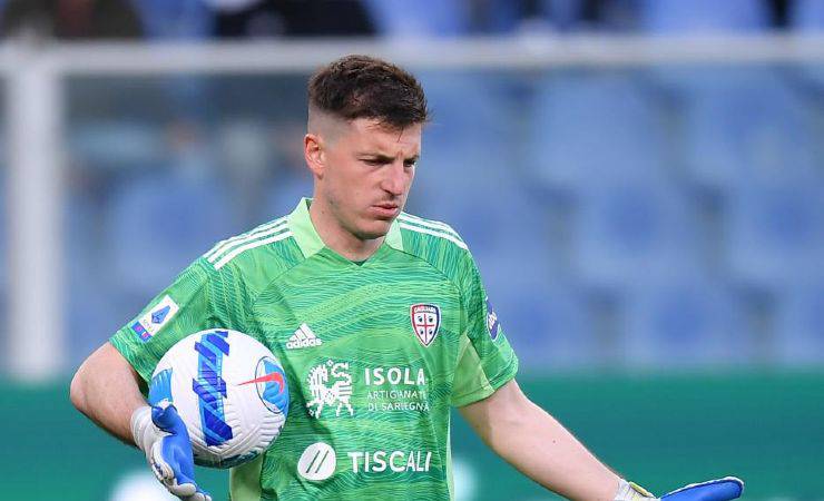 Cragno, portiere del Cagliari