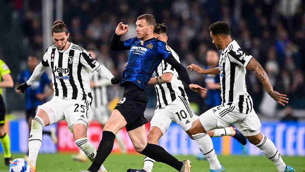 Edin Dzeko in Juventus Inter 