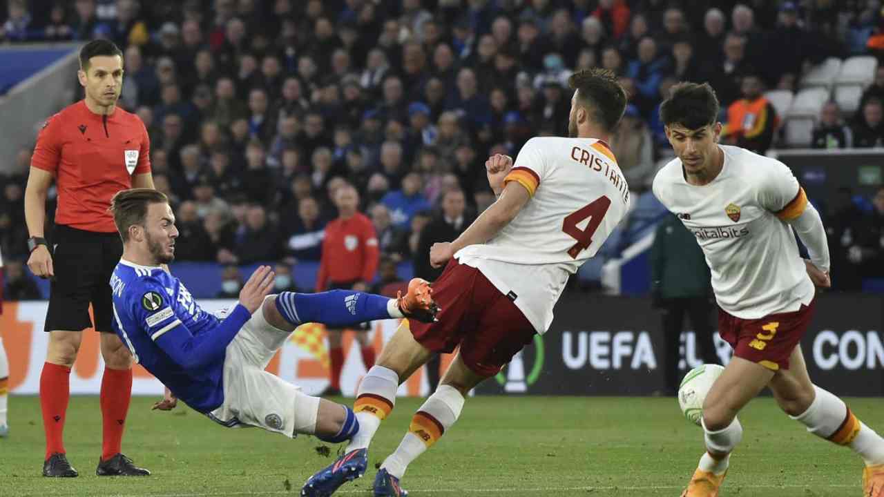 Conference League, highlights Leicester-Roma: gol e sintesi partita