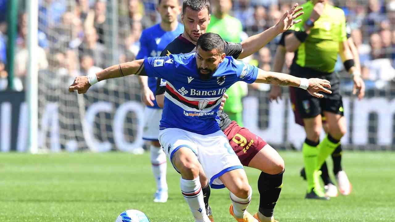 Serie A, highlights Sampdoria-Salernitana: gol e sintesi partita