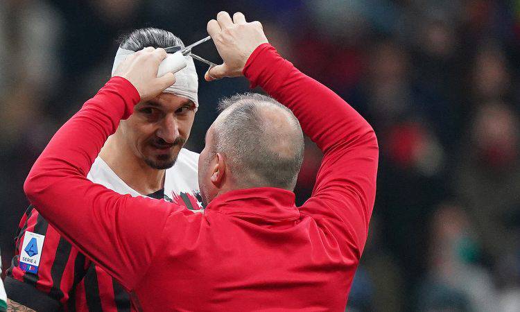 Ibrahimovic Infortunio Bologna