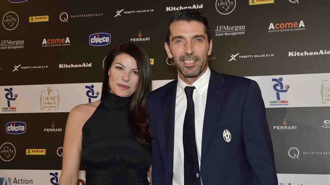 Ilaria D'Amico e Gianluigi Buffon