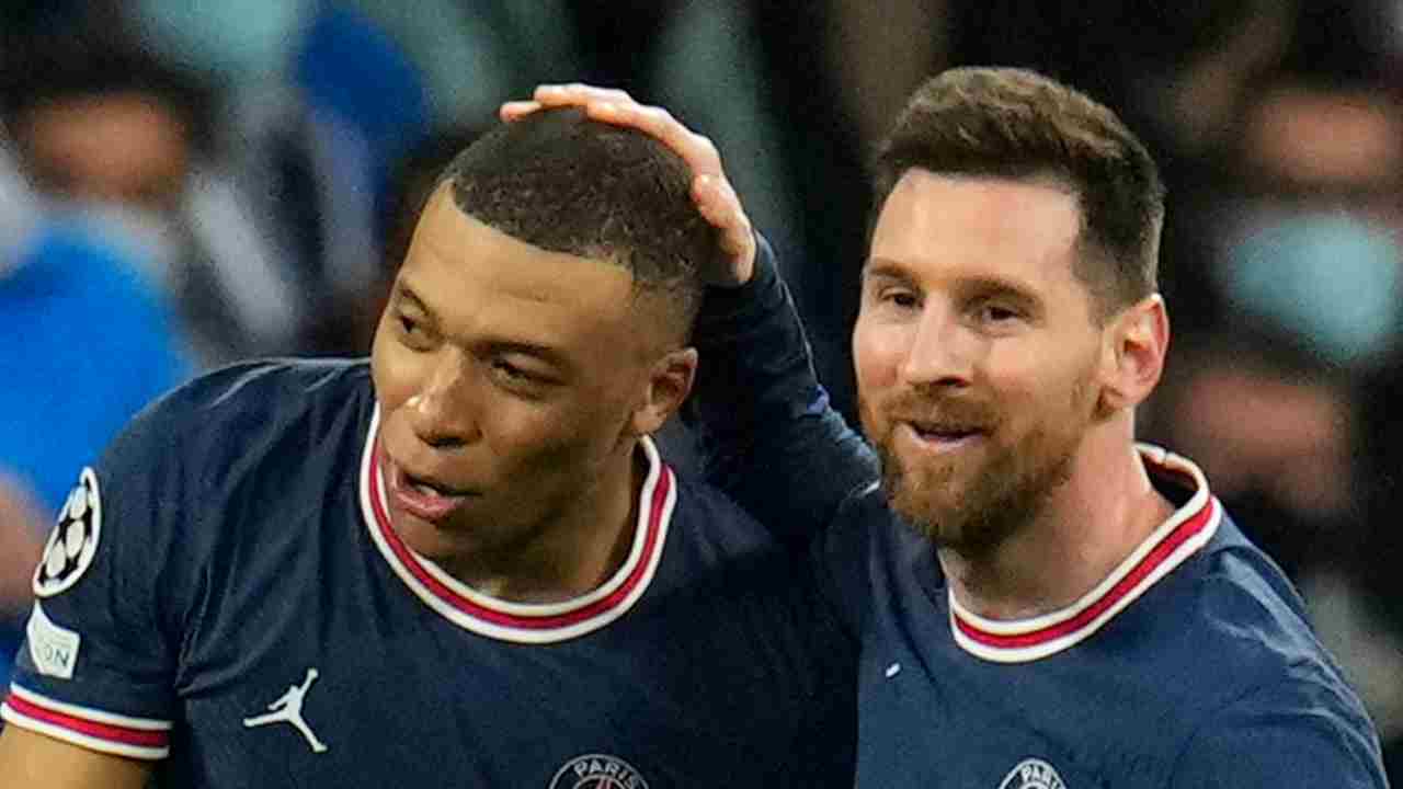 Mbappé Messi PSG 