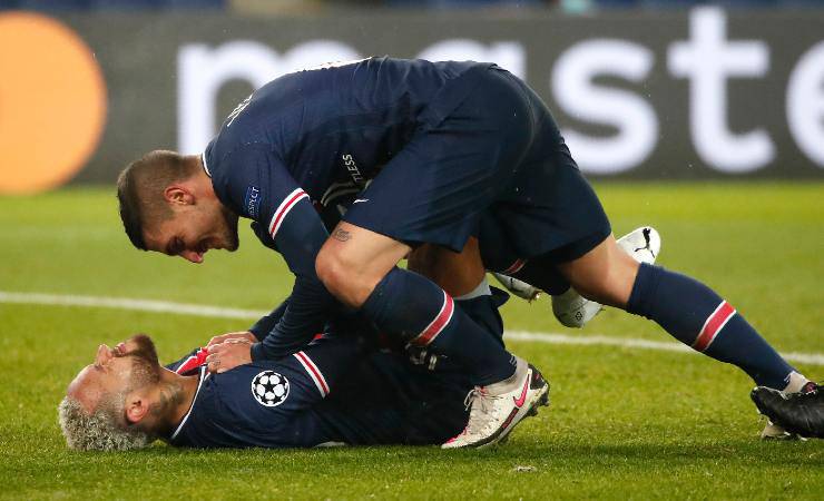 Neymar e Verratti 