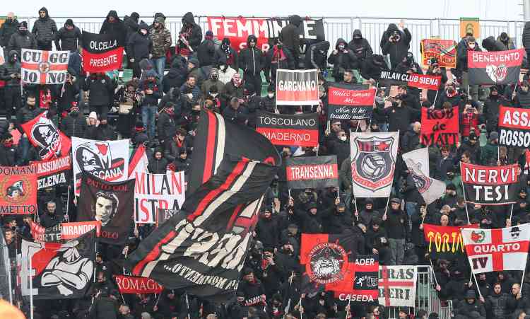 Milan supporters