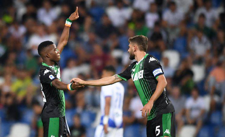 Traoré e Berardi, calciatori del Sassuolo