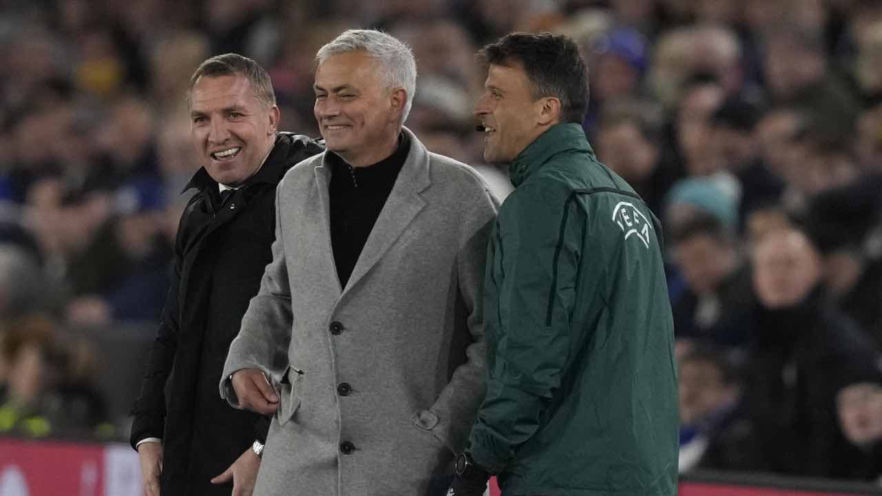 mourinho rodgers roma calciotoday 20220429 ansa