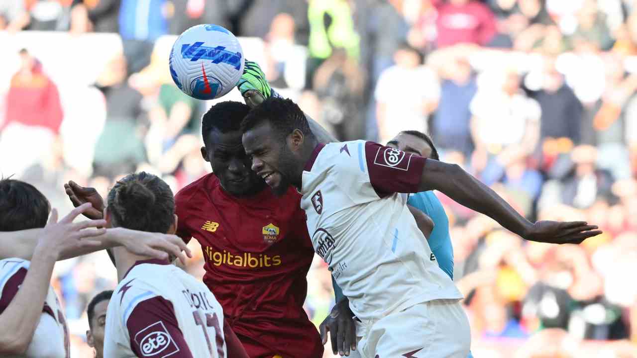 highlights roma salernitana