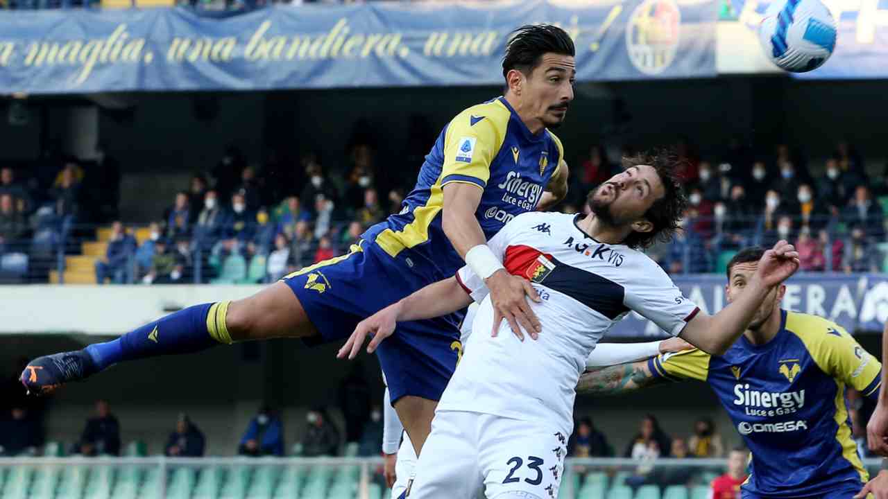 highlights Verona Genoa