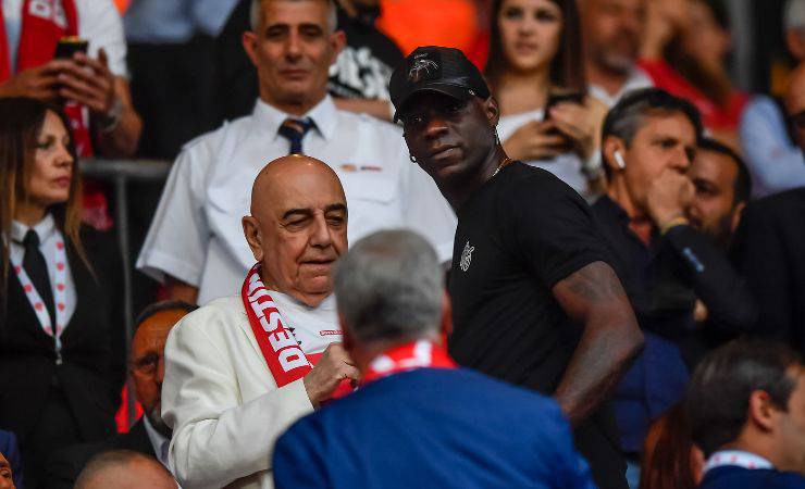 Balotelli e Galliani alla festa del Monza