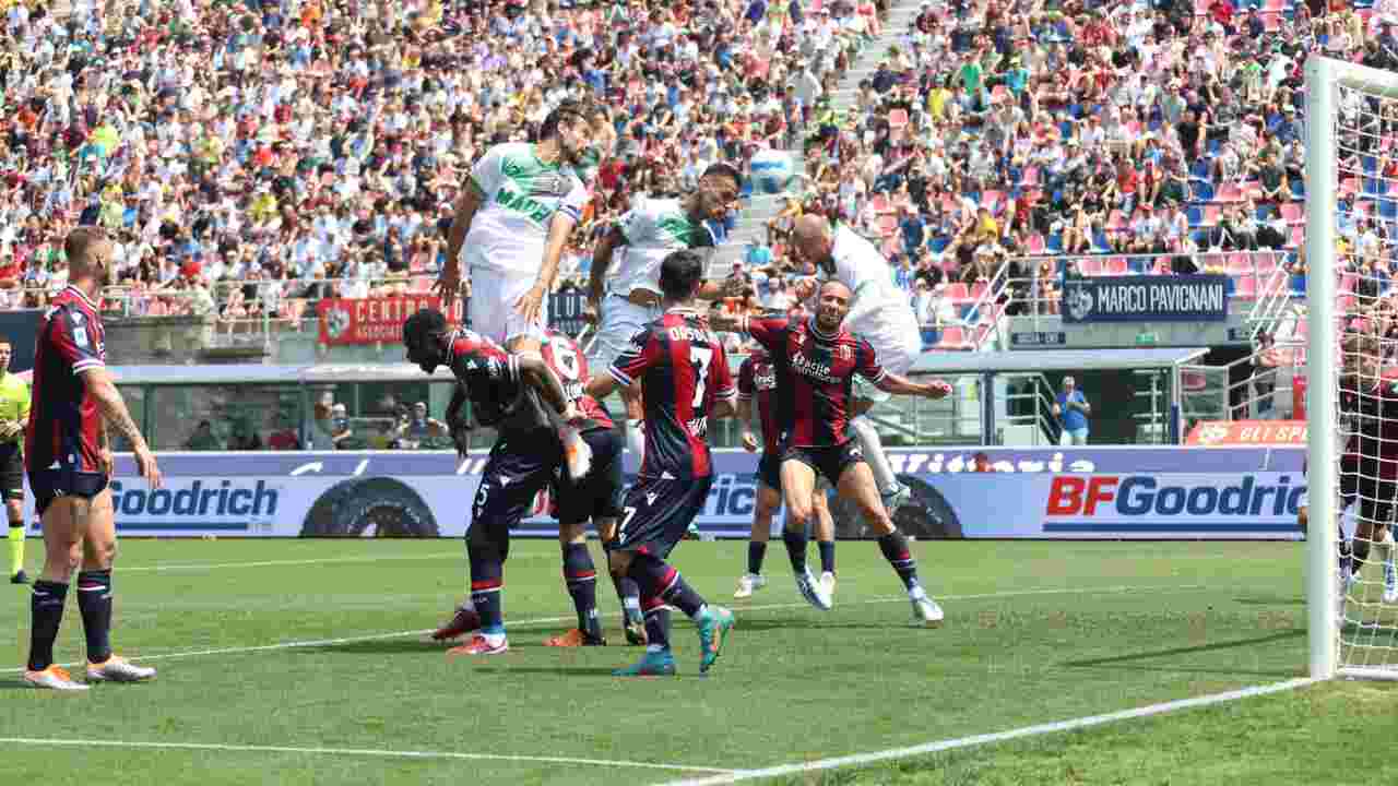 Serie A, highlights Bologna-Sassuolo: gol e sintesi partita