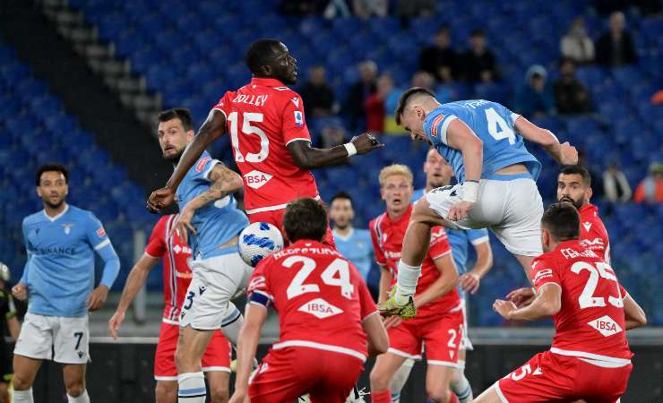 Il gol di Patric in Lazio-Sampdoria