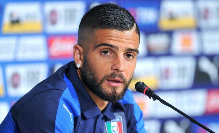 Lorenzo Insigne in conferenza stampa