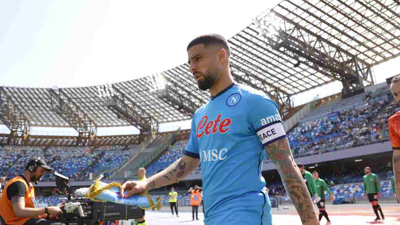 Napoli, l'ultima di Insigne al Maradona: la mossa dei tifosi è inequivocabile