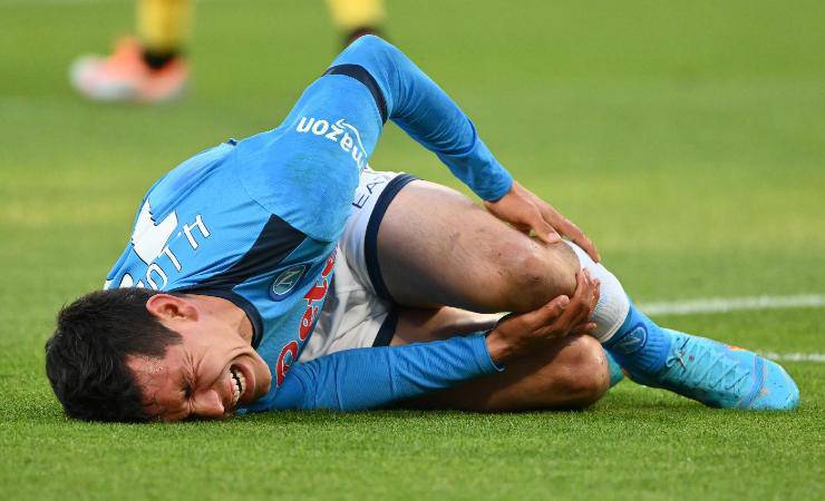 Lozano salta Spezia-Napoli per operarsi in Messico