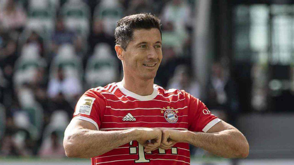 Robert Lewandowski lascia il Bayern