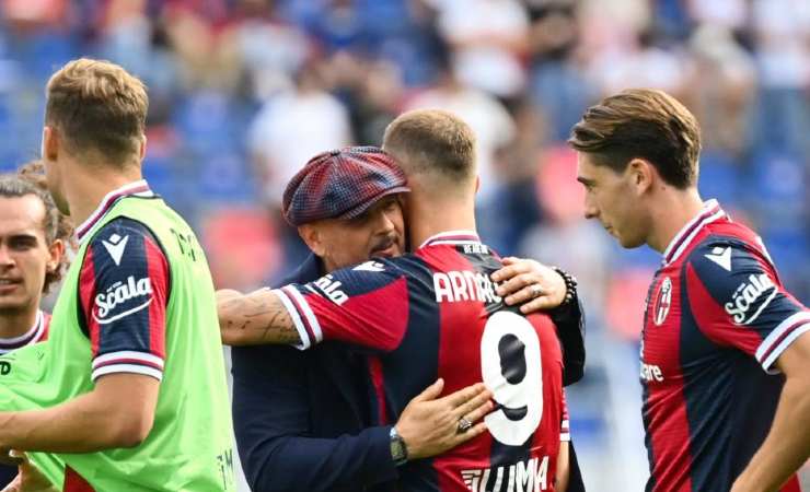 Sinisa Mihajlovic e Marko Arnautovic 