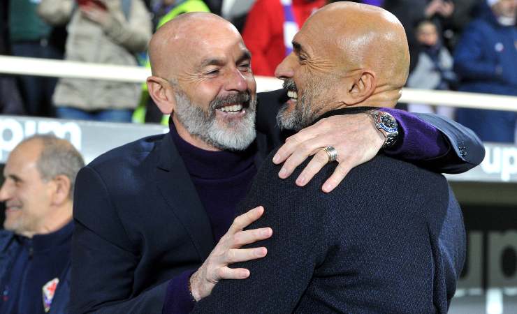 Pioli e Spalletti, che sfida con le racchette