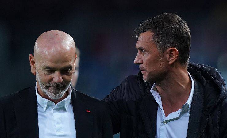 Stefano Pioli e Paolo Maldini