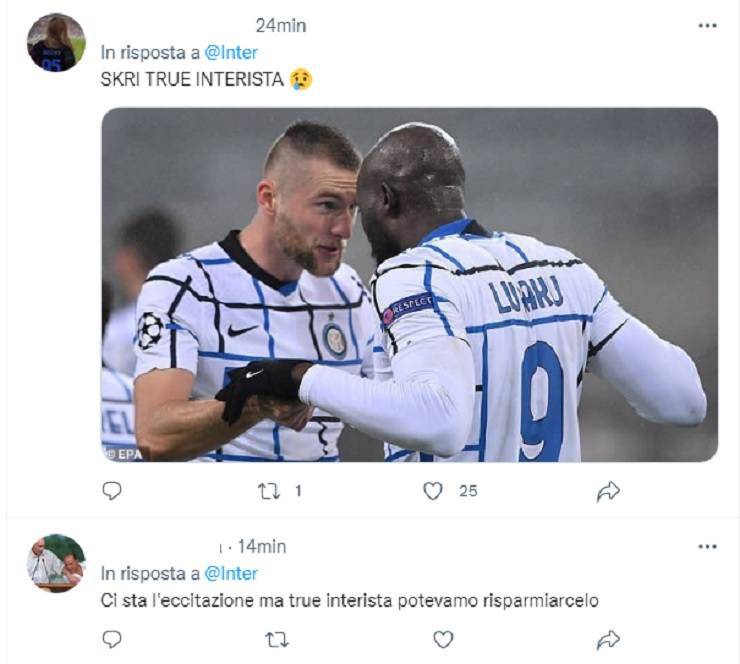 Il post dell'Inte scatena le polemiche dei tifosi nerazzurri