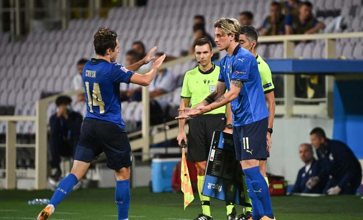 Federico Chiesa e Nicolò Zaniolo in Nazionale