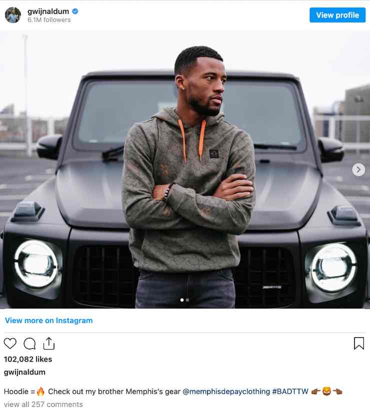 Wijnaldum auto