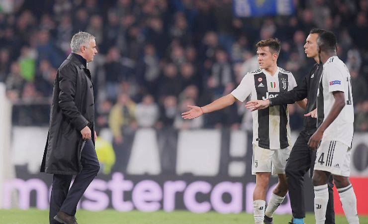 José Mourinho e Dybala