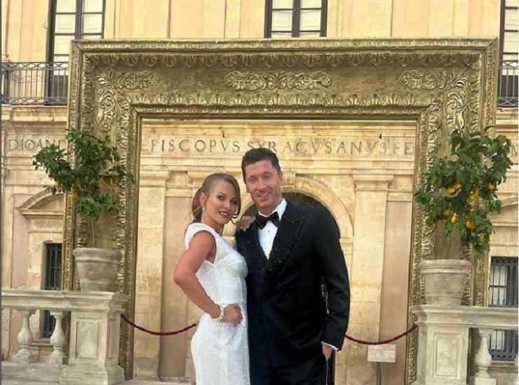 Robert e Anna Lewandowski a Siracusa