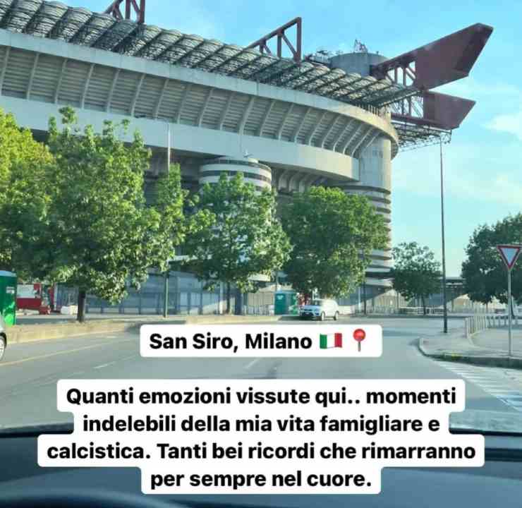 Il post di Icardi dediato a San Siro e all'Inter