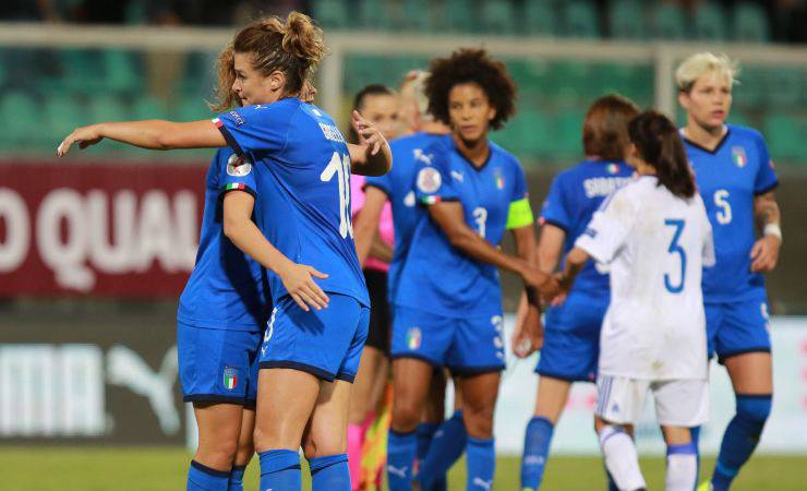 italia femminile nazionale euro 2022 LaPresse