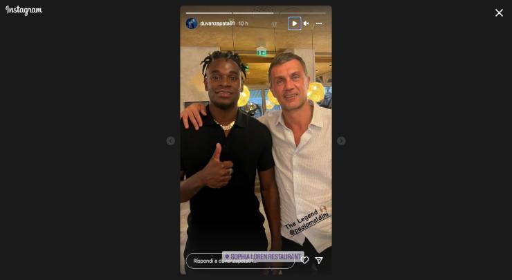 zapata maldini calciotoday 20220704 screenshot instagram