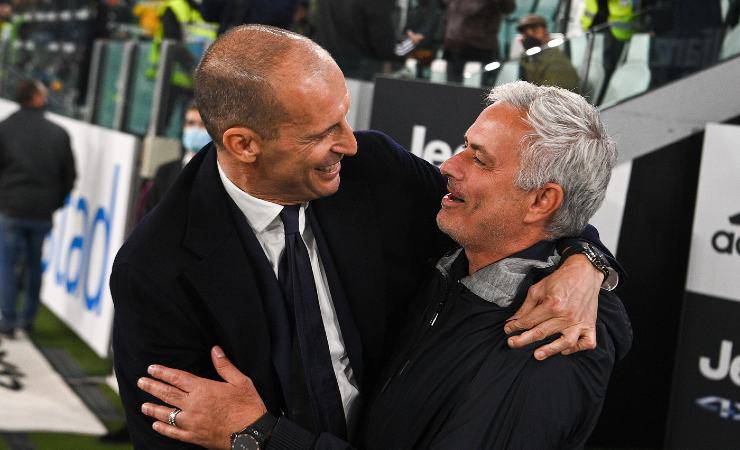 Allegri e Mourinho 