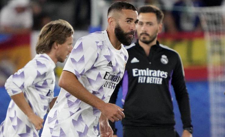 Karim Benzema, autore del secondo gol