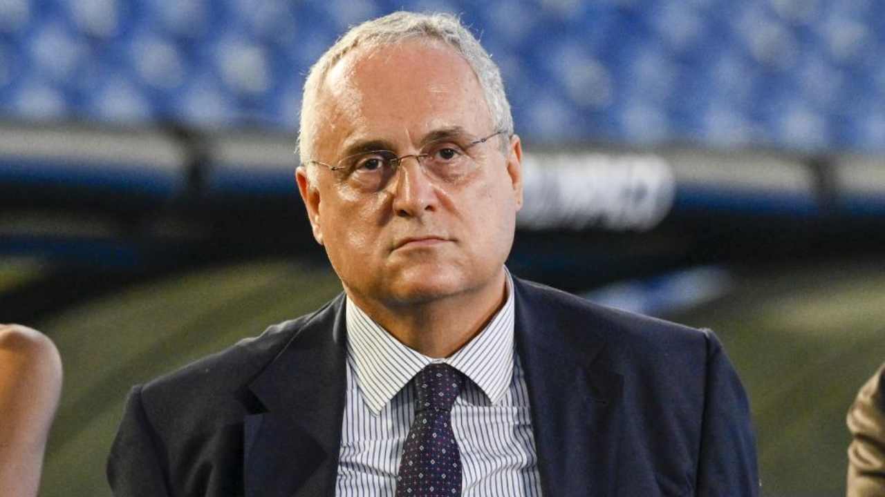 Il presidente della Lazio Claudio Lotito