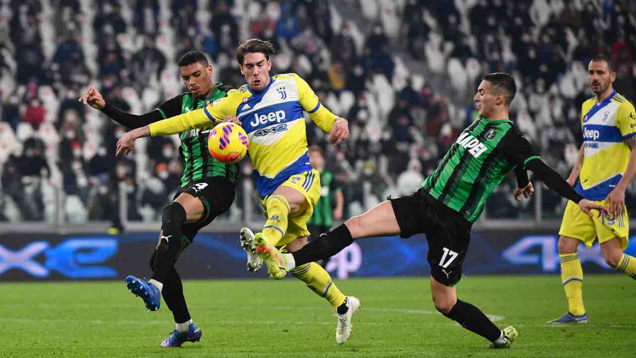 Dusan Vlahovic Juventus Sassuolo
