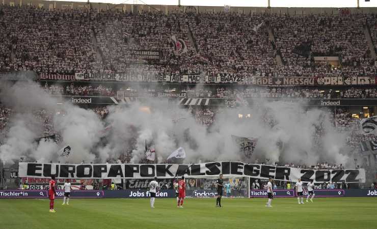 I tifosi dell'Eintracht Francoforte