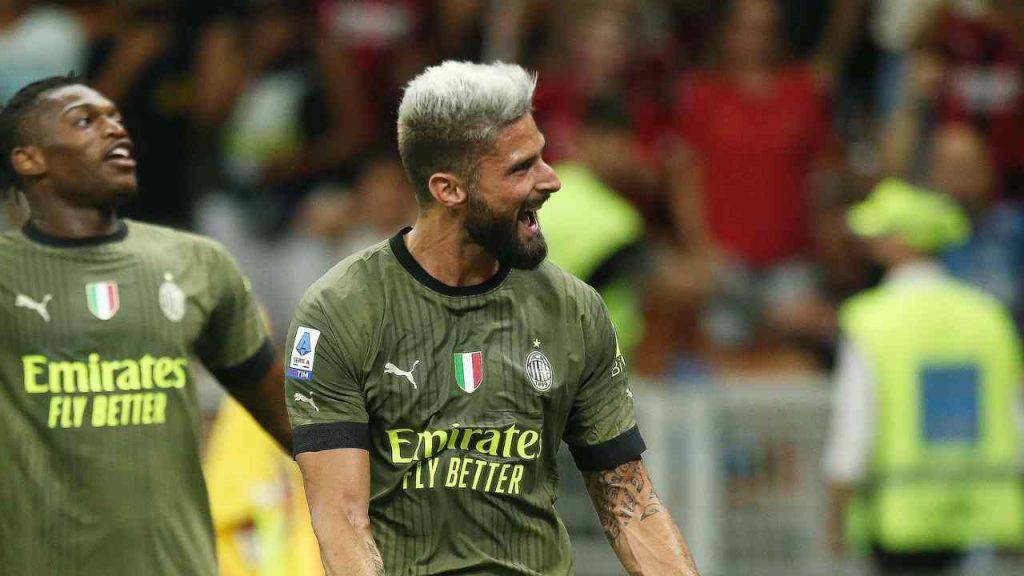 Olivier Giroud in Milan-Bologna