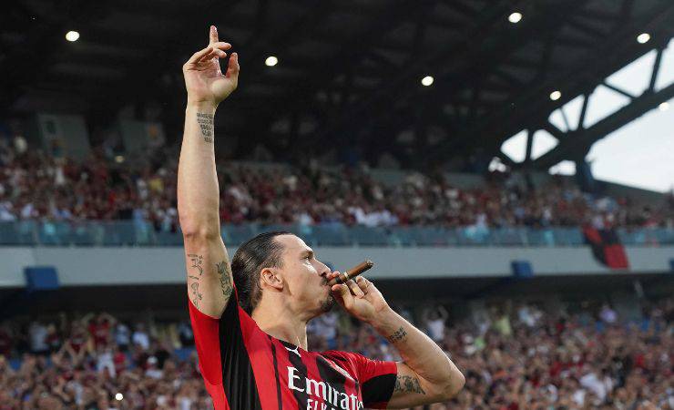 Zlatan Ibrahimovic ha rinnovato con il Milan per un altro anno