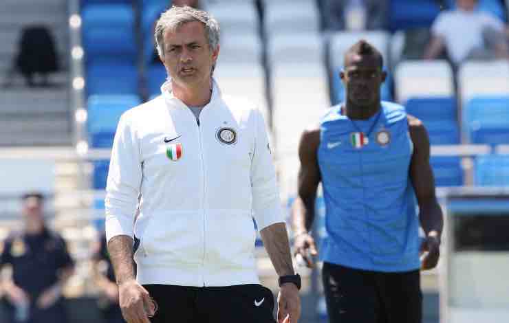 Mourinho Balotelli ai tempi dell'inter 