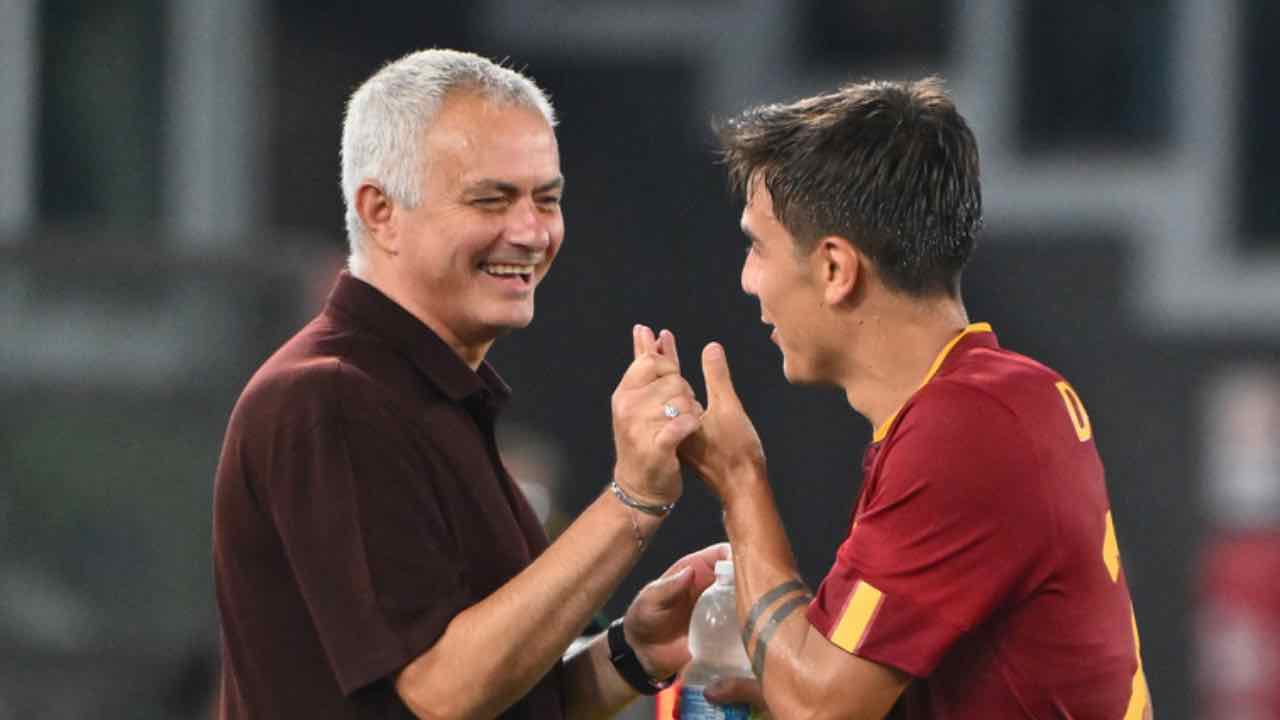 Mourinho Dybala Roma 