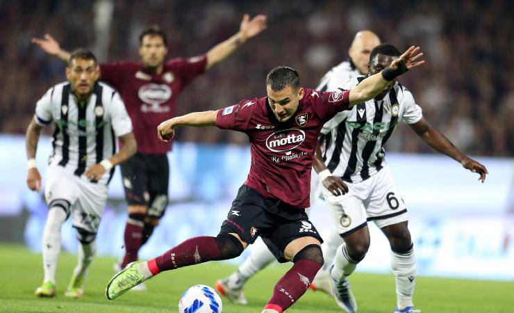 Le probabili formazioni di Udinese-Salernitana