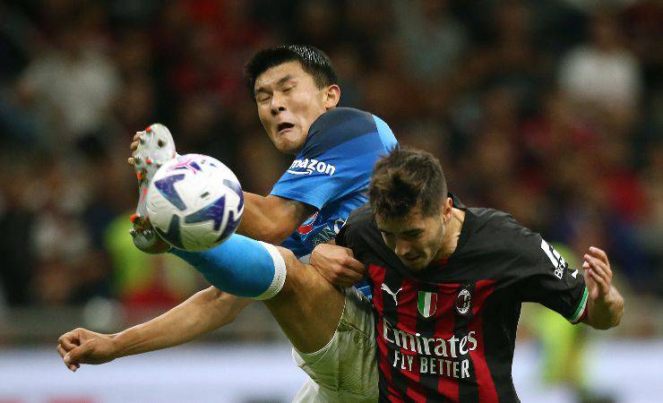 Kim Min-Jae in Milan-Napoli 