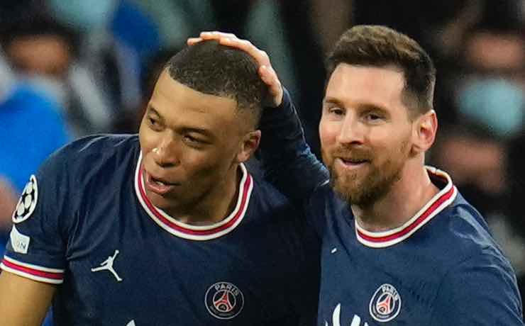 Mbappé Messi