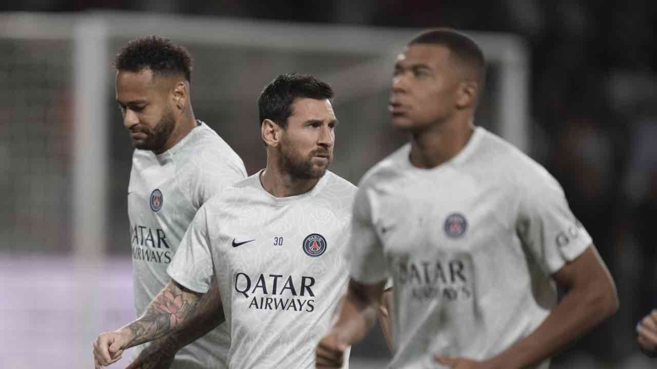 Messi, Neymar e Mbappé