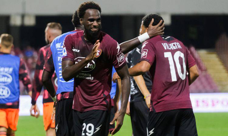 Formazioni Sassuolo Salernitana